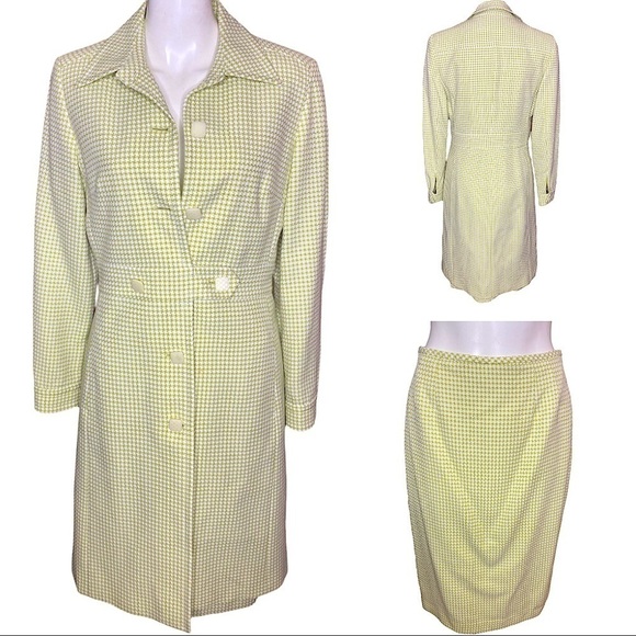 Larry Levine Longline Matching Coat & Skirt Size 6 - Picture 1 of 14